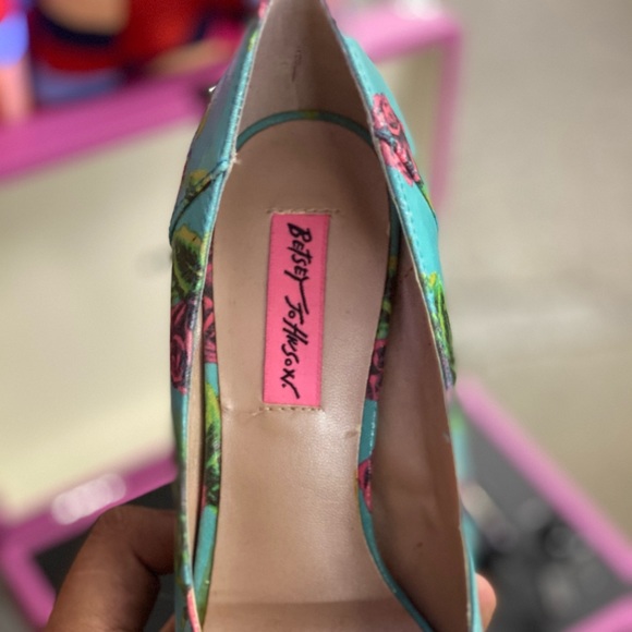 Betsy Johnson Peep Toe Heels - Picture 6 of 8